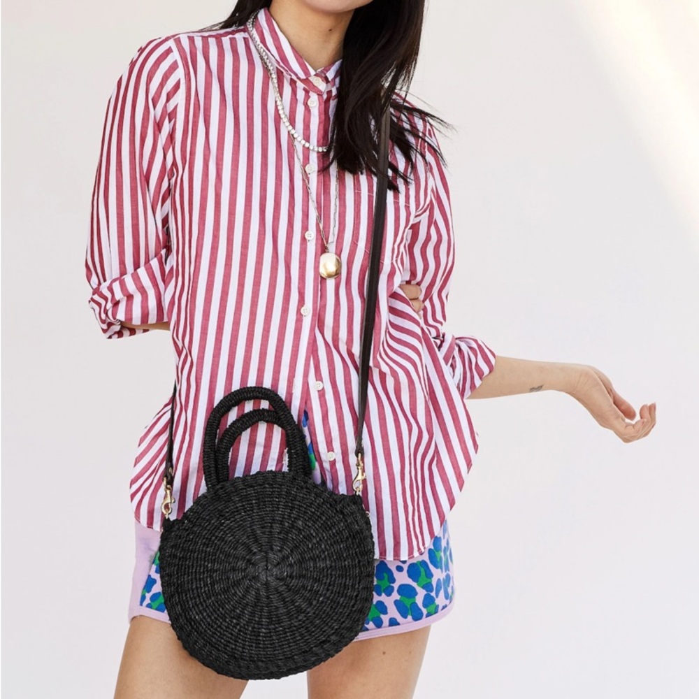 Clare V Petite Alice Woven Tote